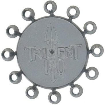 Winmau Trident 180 Dart Point Cones - Silver